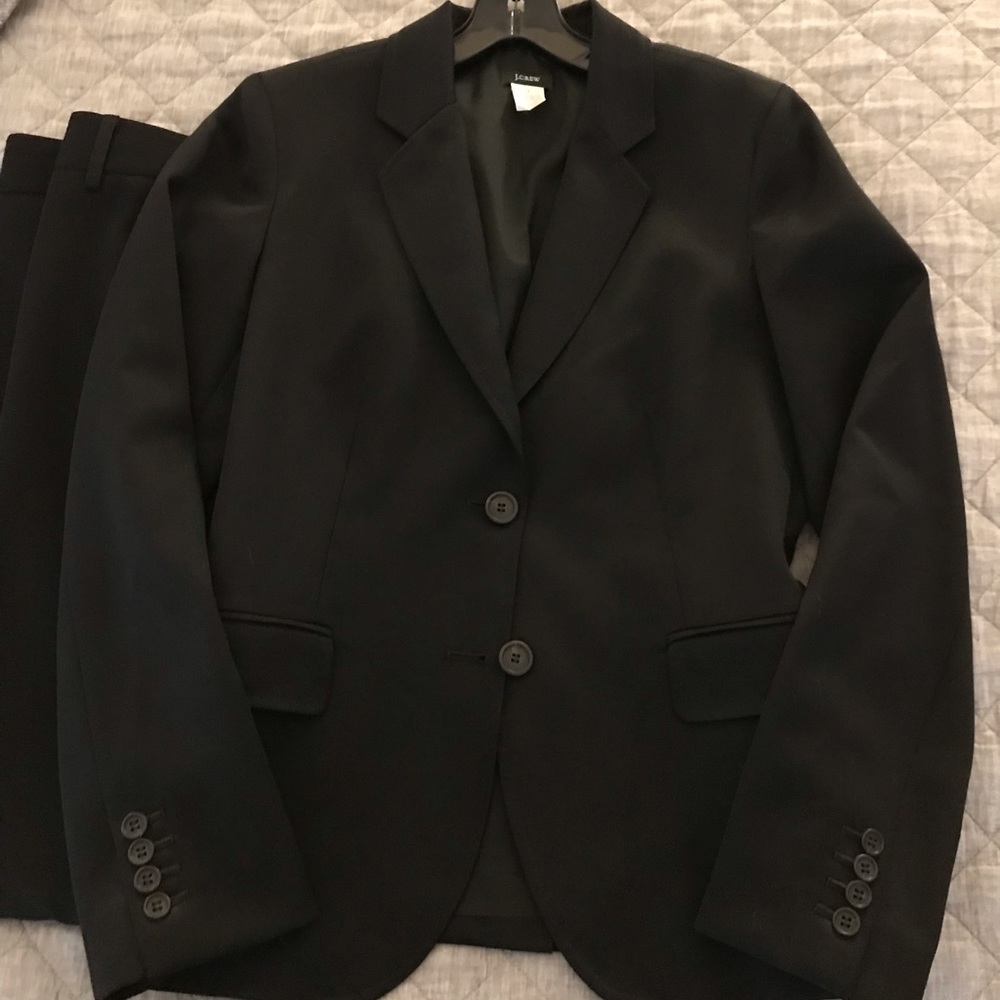 J. Crew Classic Wool Gabardine Suit, Size 8